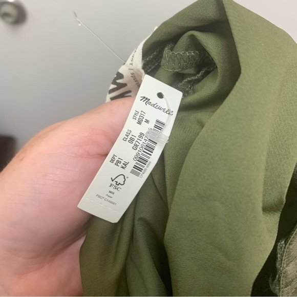 NWT Madewell MWL Allways Pull-On Short In Kale - Picture 11 of 13